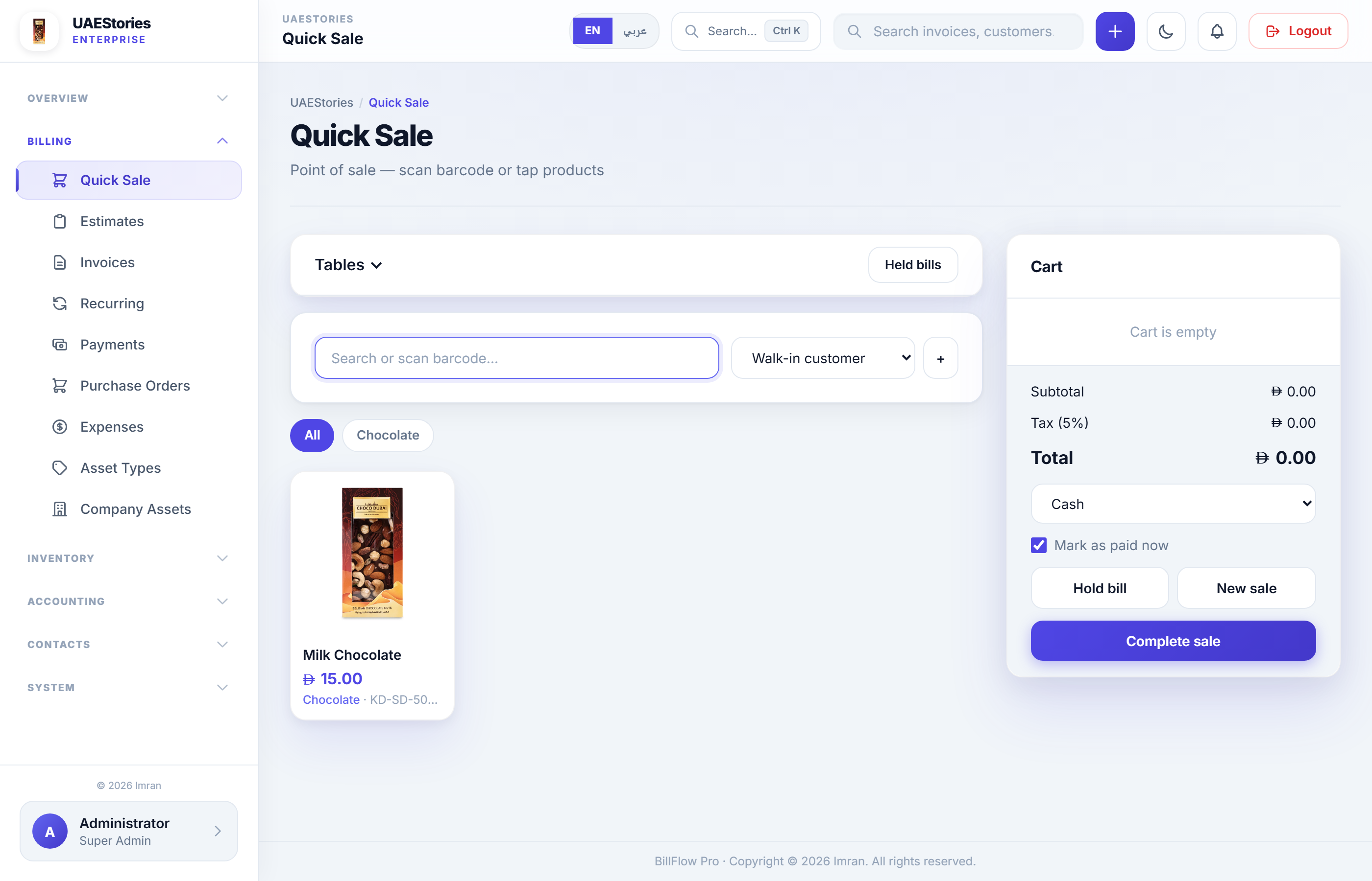 Point of sale